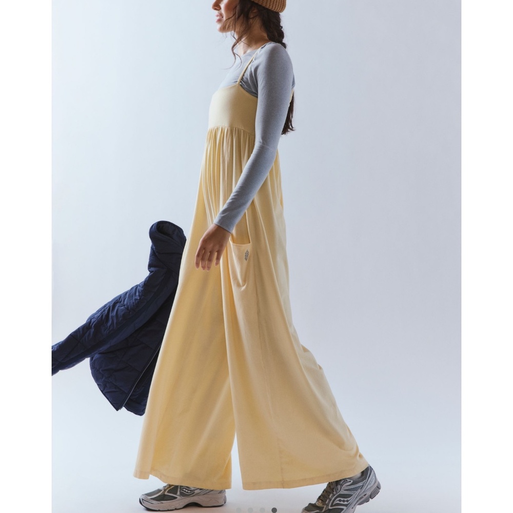 FP Movement by FP Hot Shot Strappy Onesie in Sunlit Yellow Sz M NWT $80R - Picture 4 of 7